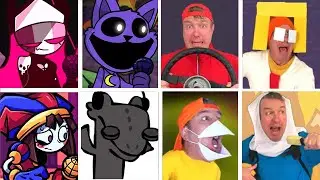 Gospel but Different Characters Sing It in real life (FNF Gospel but Everyone Sings It)