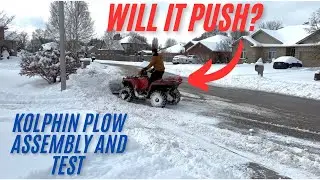Polaris Power Unleashed! Assembling and Testing the Cheapest Kolphin snow plow!