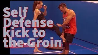 Kick to the groin self defense | SamuraiFT