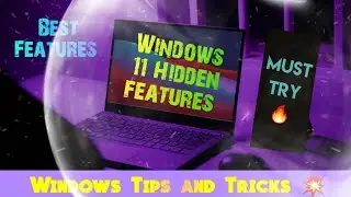 Windows 11 hidden features 🔥 |Windows 11 tricks #windows #windows11features