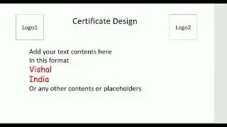 PPT Merge - Create an Certificates using PPT and Excel Sheet
