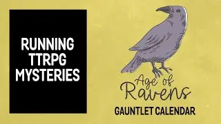 Running TTRPG Mysteries