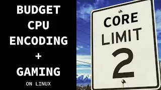 BUDGET CPU ENCODING WHILE GAMING! | LINUX | ENDEAVOUR OS | OBS x264 recording