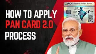 PAN CARD 2.0 APPLY 2024-25 FULL PROCESS
