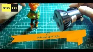 💡 DIY Camera Spotlight - How to make a Diffuse Spotlight for video work and Youtube videos