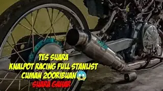 cek sound kenalpot racing dos fullstanlist200ribuan
