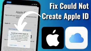 How To Fix Cannot Create Apple ID on iPhone | Fix Could Not Create Apple ID