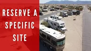 Book A Specific RV Site Online!