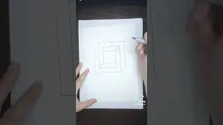 How to draw an impossible square or a penrose square | Doodle Pattern | Drawing Tutorials