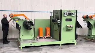 ARKU RM3035 and AH2000 decoil straightening abcoil under richtanlage Mach4Metal 8861