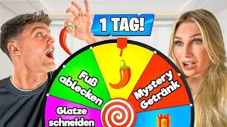 GLÜCKSRAD bestimmt 24 Stunden unser Leben 😱 (ESKALIERT KOMPLETT-hair removal challenge)