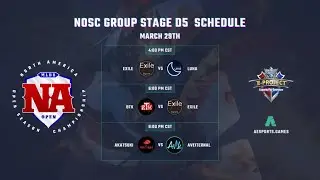 🔴NOSC Group Stage D5 | bTk vs EXILE | North-America Open Season Champion