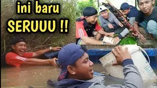 perahu karam !! kenikmatan angkat bubu lele lembat langsung di bakar.