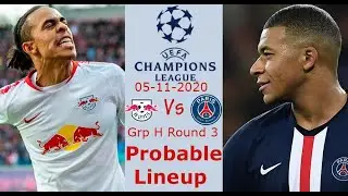 RB Leipzig Vs PSG Prediction Lineup UEFA Champions League