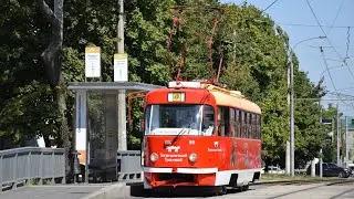 Поездка на ретро-трамвае Татра-Т3 (МТТА) №99 №Площадь Восстания-Площадь Авиаторов