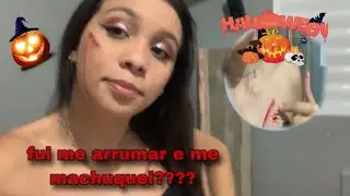 vlog me arrumando pra uma festa halloween👻🧟‍♀️🧛‍♀️