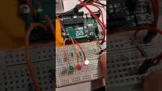 Controlling LEDs using input, output pins and a switch.