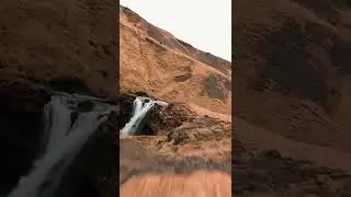 DJI FPV DRONE - Kvernufoss waterfall in Iceland