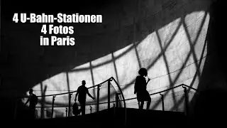Street Photography: 4 U-Bahn-Stationen 4 Fotos in Paris