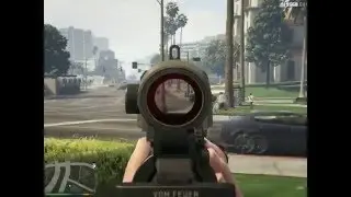Как снимать крышу в машине, и прицеливаться через прицел в GTA 5