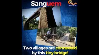 Bridge going towards Paikdev Temple in Sanguem, Two villages are connected by this tiny bridge!