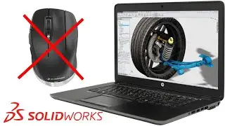 Mastering SolidWorks on a Laptop: No Mouse, No Problem! 💻