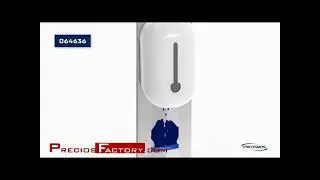 Columna inox de desinfección para gel hidroalcohólico