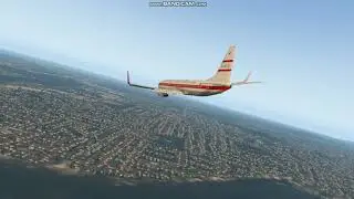 Capt Porco flies a circuit of Brisbane Int and the City of Brisbane