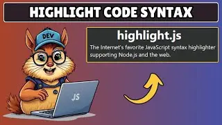 How to Highlight Code Syntax in Javascript using Highlight JS