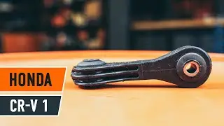 How to change rear Anti Roll Bar Link on HONDA CR-V 1 TUTORIAL | AUTODOC