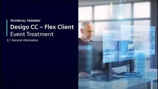 Desigo CC Flex Client – Ereignisbearbeitung