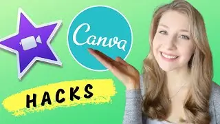 How to Make Custom Titles FREE | iMovie and Canva (Editing Hacks)