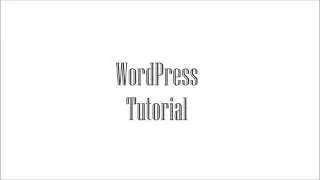 WordPress Tutorial - part 2: Posts