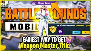 #Weaponmaster_title Easiest Method to Get Weapon Master Title in BATTLEGROUNDS MOBILE INDIA #BGMI