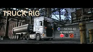 Rev Up Your Renders with the Truck Rig: A Ready-to-Use 3D Asset for Cinema 4D | Demo 🚛