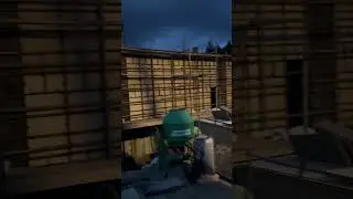 Successful pouring/monolithic private house