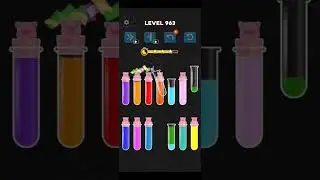 Complete Water Color Sorting (Early Access) Level 961 to Level 965