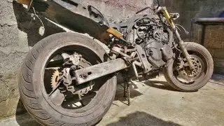 Restoration Abandoned Old Motorcycle Honda CB250F1 HORNET | HONDA Hornet Full Restoration Part 01