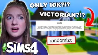 Plumbella's Sims 4 Build Challenge Generator is TOO HARD 😭