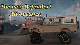 Snowrunner- Both Defender Mod Customization Options!