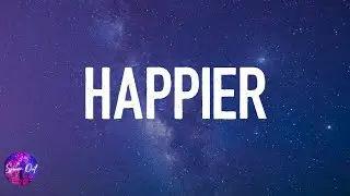 Olivia Rodrigo - happier (Lyric video)
