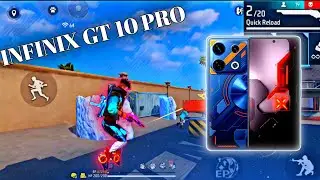 INFINIX GT 10 PRO 4K FREE FIRE GAMEPLAY 🎯