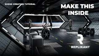 Replikant Star Wars Hangar Scene Creation Tutorial Step by Step #madewithreplikant