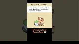 Bubbles LOVES Green Tea! #finch #selfcare #tea #greentea #fyp