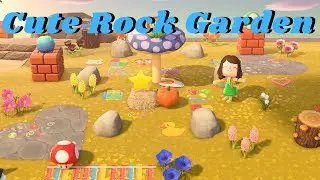 kidcore rock garden speed build!! ACNH inspiration 🍎