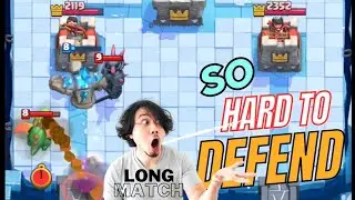 *No skills* Golem Wizard Deck is taking over a #clashroyale 🥵