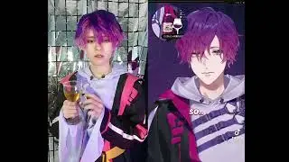 that 1 time uki drunk. and fvvchan came in | Uki violeta cosplay