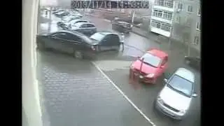 Вождение блондинки