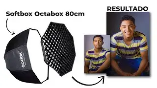 Softbox Octabox 80cm | Unboxing | Mini ensaio
