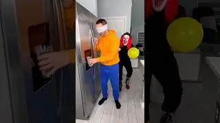 Clown mocks bling guy 😱🤡 